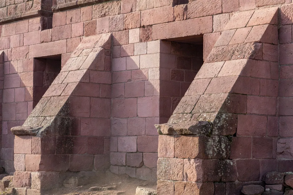 Détail des maçonneries Vauban à Belfort — grès rose et angles caractéristiques