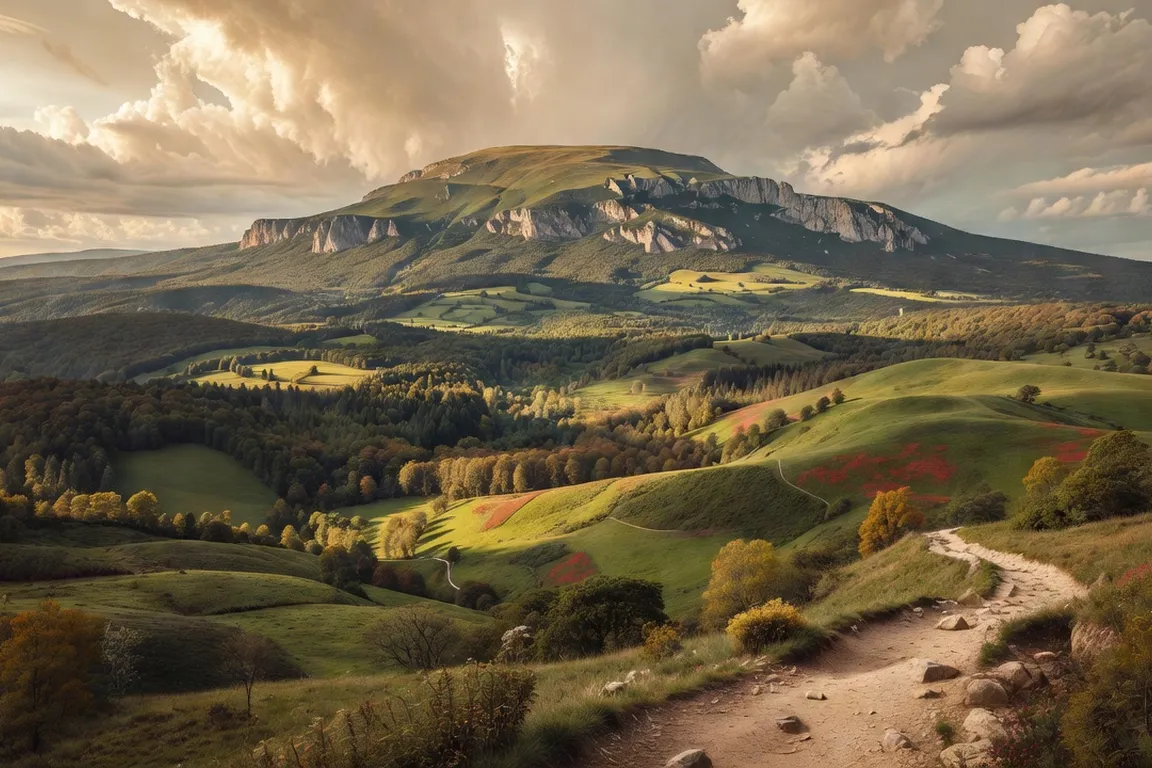 Paysage nature du Ballon d'Alsace dans le Territoire de Belfort