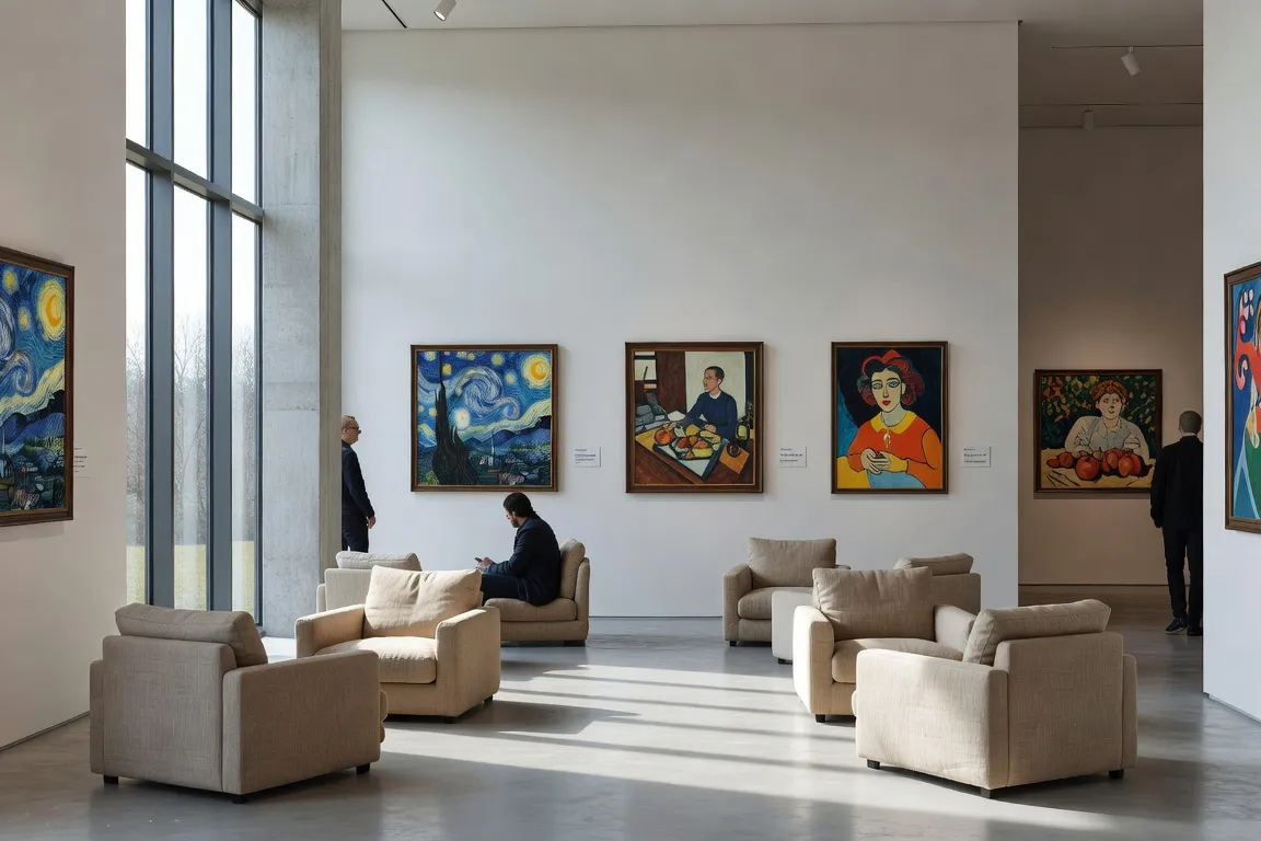 Galerie du MAMCO de Belfort exposant des œuvres de la Donation Jardot