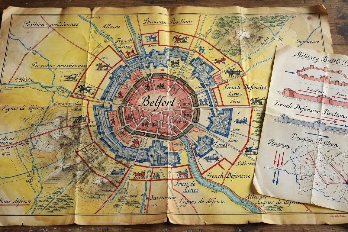 Plans et documents du siège de Belfort en 1870-1871