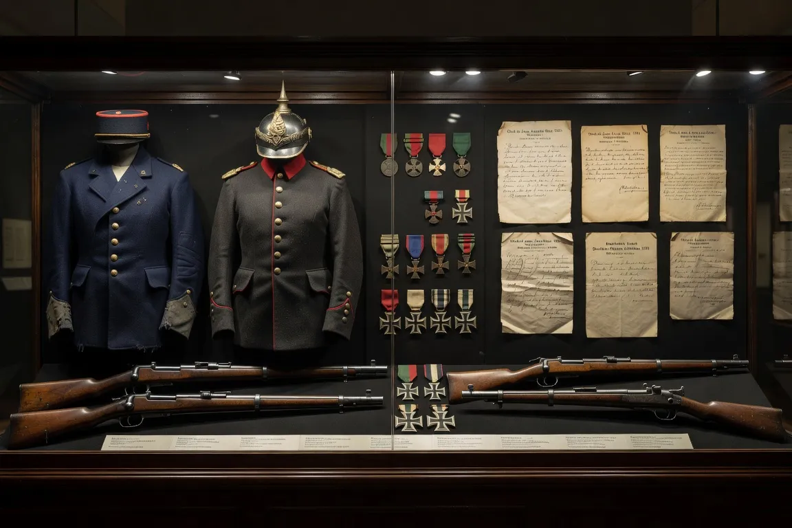 Artefacts militaires du siège de Belfort — uniformes et équipements de 1870