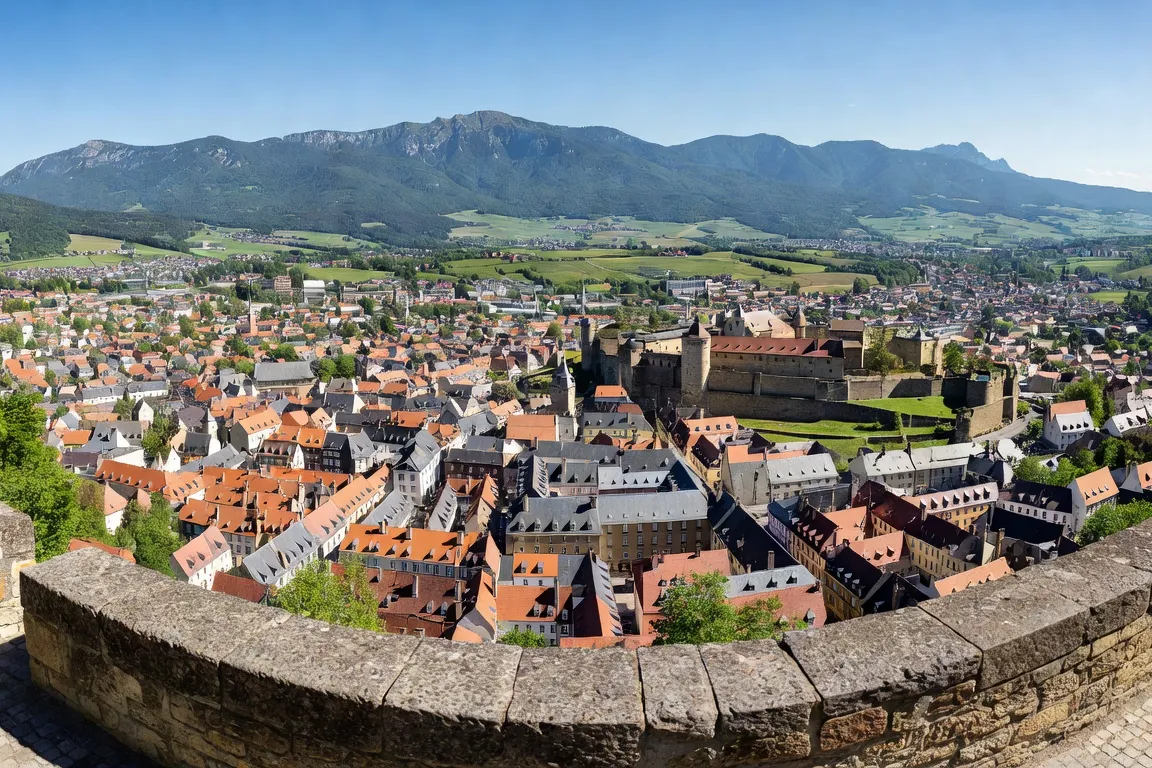 Panorama depuis les remparts de la Citadelle de Belfort