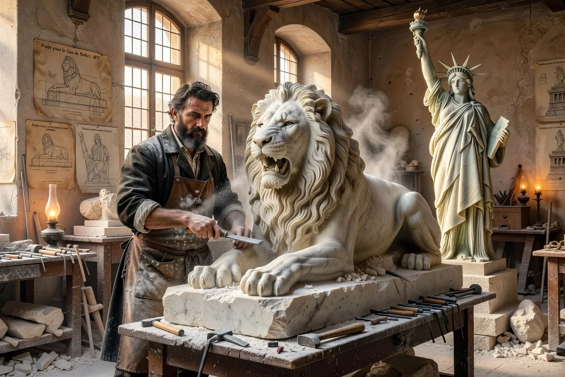 Frédéric-Auguste Bartholdi, sculpteur du Lion de Belfort et de la Statue de la Liberté