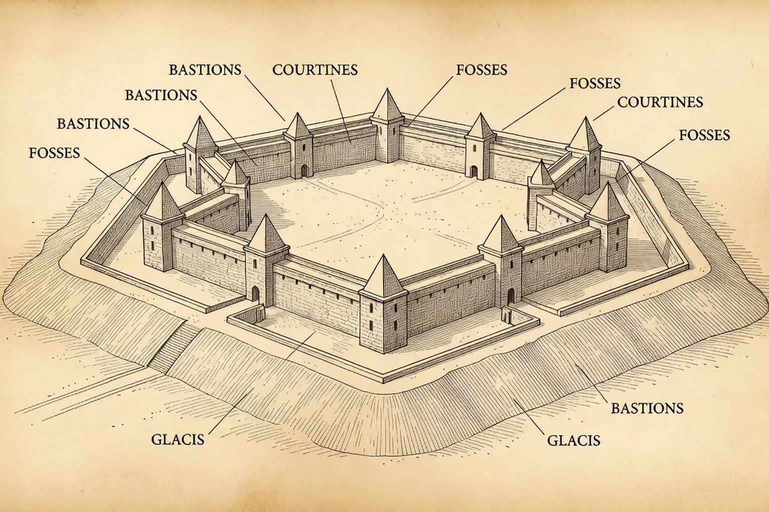 Lexique des fortifications Vauban : 30 termes essentiels pour visiter la citadelle de Belfort